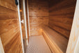 Round Cube DOUBLE 5 Person Outdoor Sauna Kit - West Coast Saunas - SSDOUBLE1NN