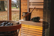 Round Cube DOUBLE 5 Person Outdoor Sauna Kit - West Coast Saunas - SSDOUBLE1NN