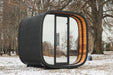 Round Cube MINI 4 Person Outdoor Sauna Kit - West Coast Saunas - SSRCMINI1N