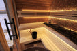 Round Cube MINI 4 Person Outdoor Sauna Kit - West Coast Saunas - SSRCMINI1N