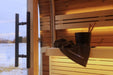Round Cube MINI 4 Person Outdoor Sauna Kit - West Coast Saunas - SSRCMINI1N