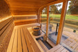 Round Cube RELAX 6 Person Outdoor Sauna Kit - West Coast Saunas - SSRELAX1N