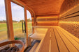 Round Cube RELAX 6 Person Outdoor Sauna Kit - West Coast Saunas - SSRELAX1N