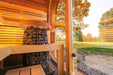 Round Cube RELAX 6 Person Outdoor Sauna Kit - West Coast Saunas - SSRELAX1N