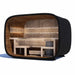 Round Cube RELAX 6 Person Outdoor Sauna Kit - West Coast Saunas - SSRELAX1N