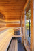 Round Cube RELAX 6 Person Outdoor Sauna Kit - West Coast Saunas - SSRELAX1N