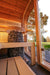 Round Cube RELAX 6 Person Outdoor Sauna Kit - West Coast Saunas - SSRELAX1N
