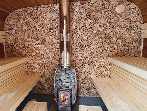 Round Cube SINGLE 8 Person Outdoor Sauna Kit - West Coast Saunas - SSSINGLE1Y