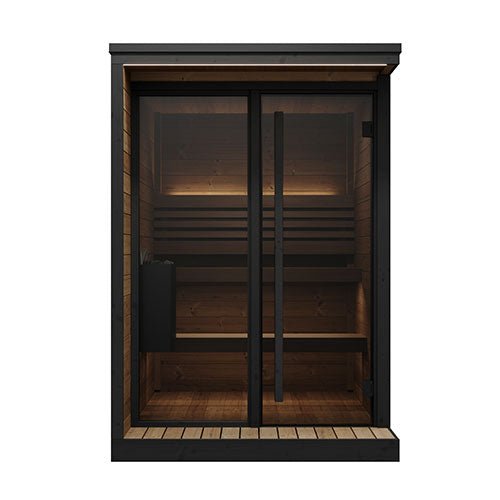 SaunaLife GL4 Outdoor Sauna Kit Garden Luxury - Series Outdoor DIY Sauna Kit, Thermo - Spruce, up to 4 Persons - West Coast Saunas - SLGL4
