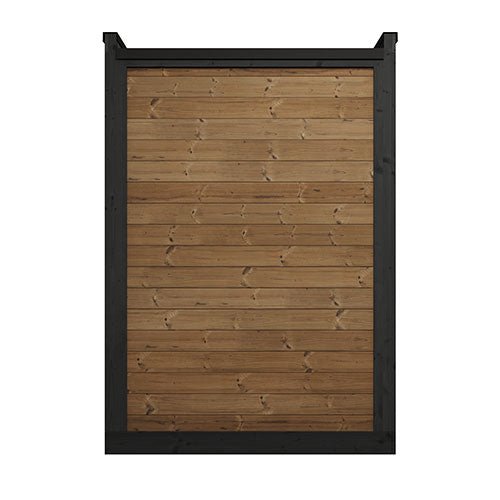 SaunaLife GL4 Outdoor Sauna Kit Garden Luxury - Series Outdoor DIY Sauna Kit, Thermo - Spruce, up to 4 Persons - West Coast Saunas - SLGL4