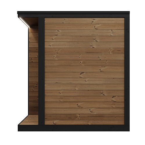 SaunaLife GL4 Outdoor Sauna Kit Garden Luxury - Series Outdoor DIY Sauna Kit, Thermo - Spruce, up to 4 Persons - West Coast Saunas - SLGL4