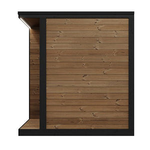 SaunaLife GL4 Outdoor Sauna Kit Garden Luxury - Series Outdoor DIY Sauna Kit, Thermo - Spruce, up to 4 Persons - West Coast Saunas - SLGL4