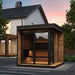 SaunaLife GL6 Outdoor Sauna Kit Garden Luxury - Series Outdoor DIY Sauna Kit, Thermo - Spruce, up to 6 Persons - West Coast Saunas - SL - MODELGL6
