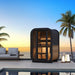 SaunaLife Model CL3G Cube - Series Outdoor Home Sauna Kit, Up to 2 Persons - West Coast Saunas - SL - MODELCL3G