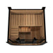 SaunaLife Model CL3G Cube - Series Outdoor Home Sauna Kit, Up to 2 Persons - West Coast Saunas - SL - MODELCL3G