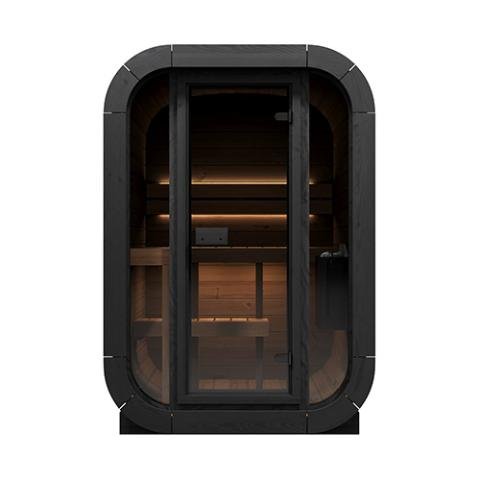 SaunaLife Model CL3G Cube - Series Outdoor Home Sauna Kit, Up to 2 Persons - West Coast Saunas - SL - MODELCL3G