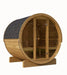 SaunaLife Model E8G Sauna Barrel Glass Front - West Coast Saunas - SL-MODELE8G