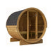 SaunaLife Model E8G Sauna Barrel Glass Front - West Coast Saunas - SL-MODELE8G