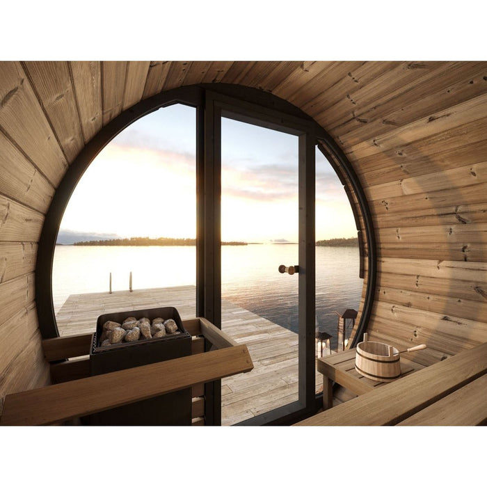 SaunaLife Model EE6G Sauna Barrel - West Coast Saunas - SL-MODELEE6G