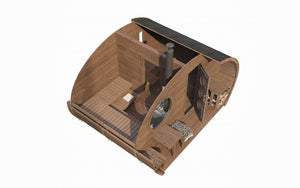 SaunaLife Model G11 Outdoor Home Sauna Kit - West Coast Saunas - SL-MODELG11