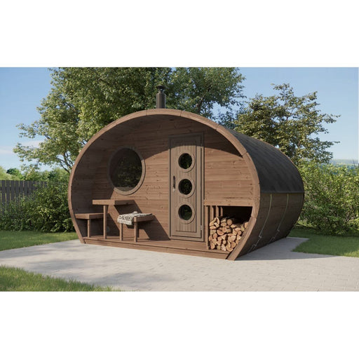 SaunaLife Model G11 Outdoor Home Sauna Kit - West Coast Saunas - SL-MODELG11