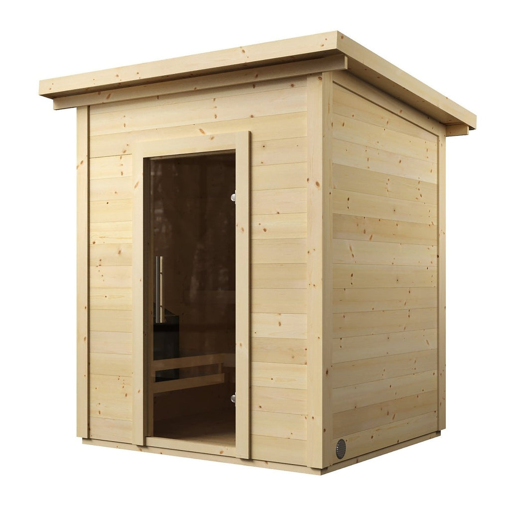 SaunaLife Model G2 Outdoor Home Sauna Kit - West Coast Saunas - SL-MODELG2