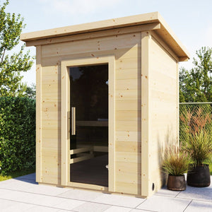 SaunaLife Model G2 Outdoor Home Sauna Kit - West Coast Saunas - SL-MODELG2