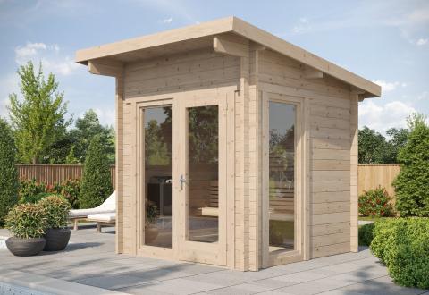 SaunaLife Model G4 Outdoor Home Sauna Kit - West Coast Saunas - SL-MODELG4