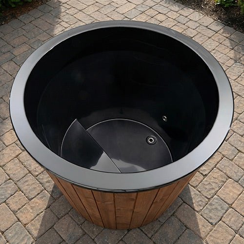SaunaLife Model S1N Soak Series Home Cold/Hot Immersion Tub, Natural, 1-Person - West Coast Saunas - 128694