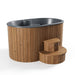 SaunaLife Model S2N Soak Series Home Cold/Hot Immersion Tub, Natural, Up to 2 Persons - West Coast Saunas - 128696