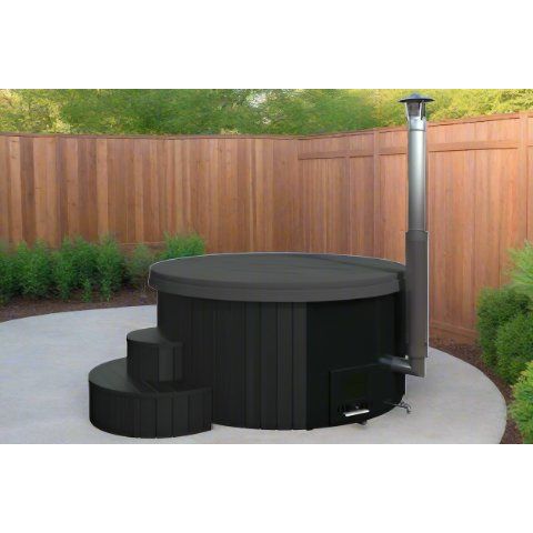 SaunaLife Model S4B Wood-Fired Hot Tub - West Coast Saunas - SL-MODELS4