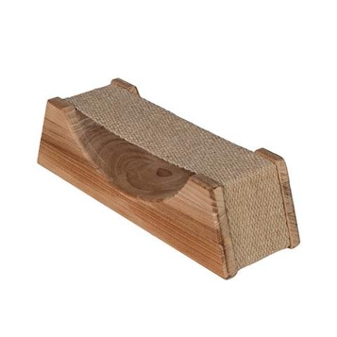 SaunaLife SaunaGear Wooden Sauna Headrest w/ Cloth Neck Support - West Coast Saunas - SL - SG - HR - AL