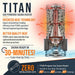 SaunaLife TITAN SL1 High-Performance Gas Sauna Heater, Portable - West Coast Saunas - 130183