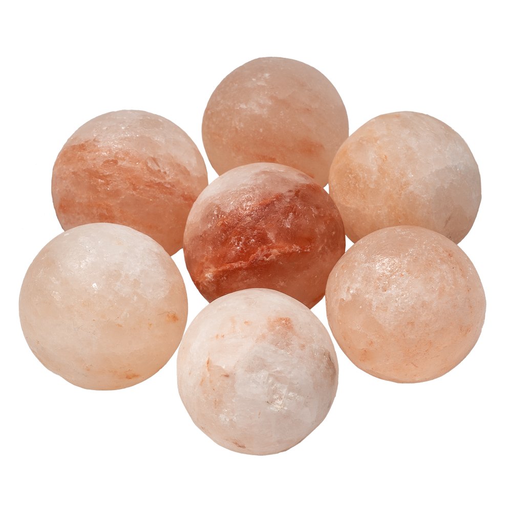 Saunum Himalayan Salt Spheres, 7ct - West Coast Saunas - 4745090010053