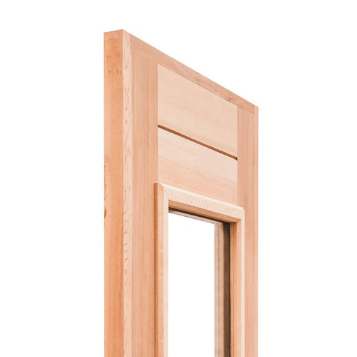 Scandia Clear Cedar Sauna Door with Insulated Glass - West Coast Saunas - SN - DOOR24 - CWRC - RH