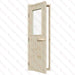 Spruce Door With Glass Window, 700×2040 mm (27 1/2″ x 80 3/8″) - West Coast Saunas - BSAUNASGWDR