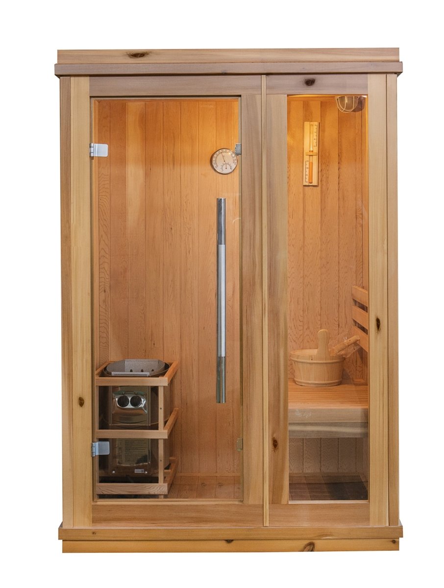 Sunray Aston 1-Person Indoor Traditional Sauna - West Coast Saunas - 100TN