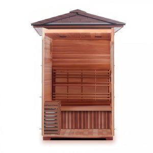 Sunray Bristow 2-Person Outdoor Traditional Sauna - West Coast Saunas - 200D2