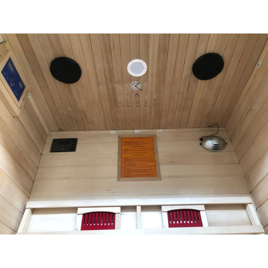 Sunray Burlington 2Person Outdoor Infrared Dry Sauna — West Coast Saunas