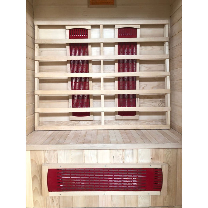 Sunray Burlington 2-Person Outdoor Infrared Dry Sauna - West Coast Saunas - 200D