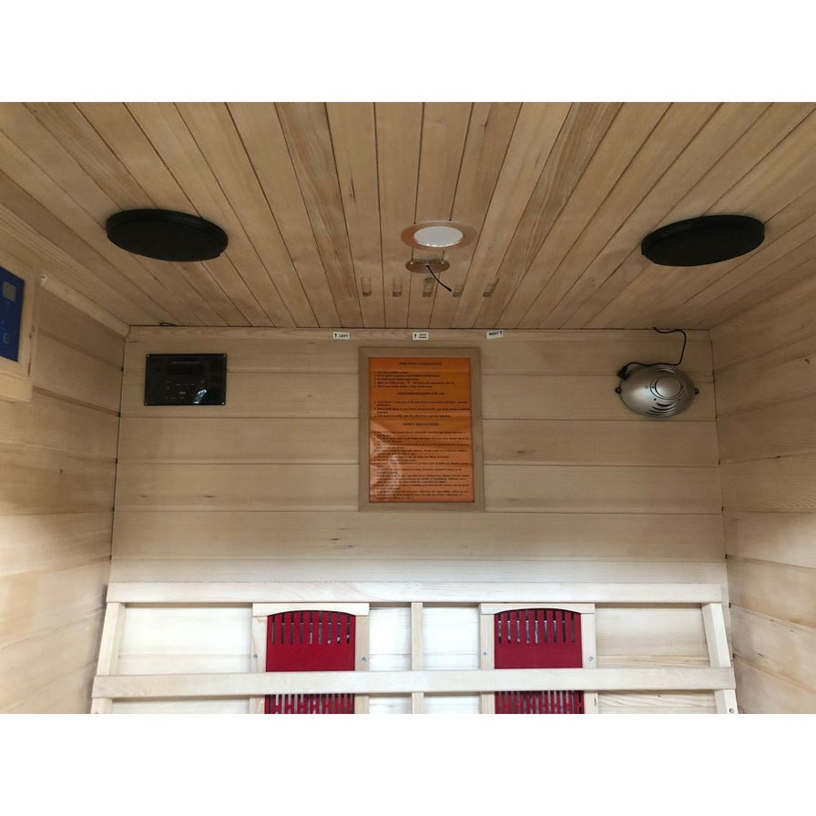 Sunray Burlington 2Person Outdoor Infrared Dry Sauna — West Coast Saunas