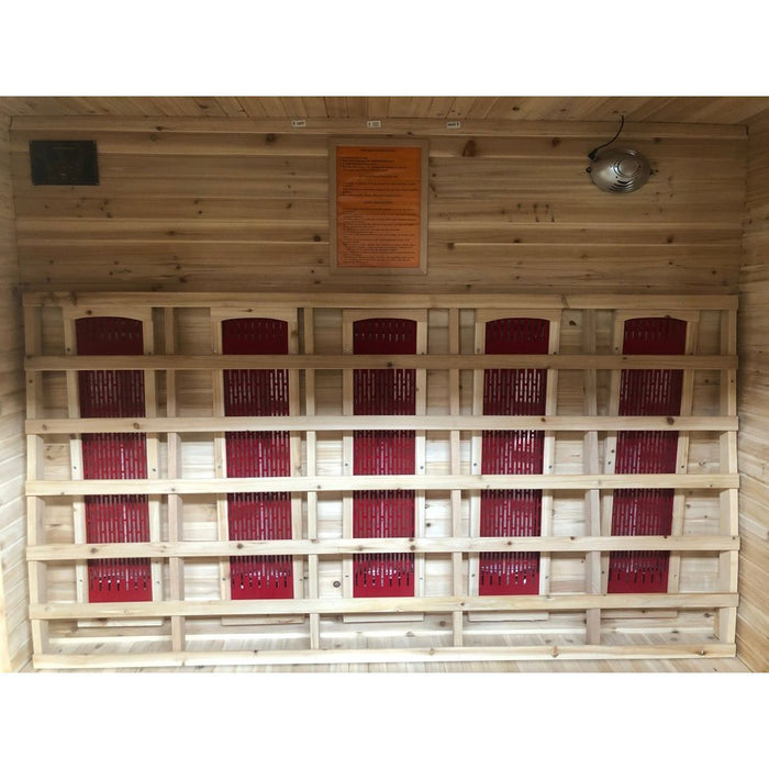 Sunray Cayenne 4-Person Outdoor Steam Sauna - West Coast Saunas - 400D