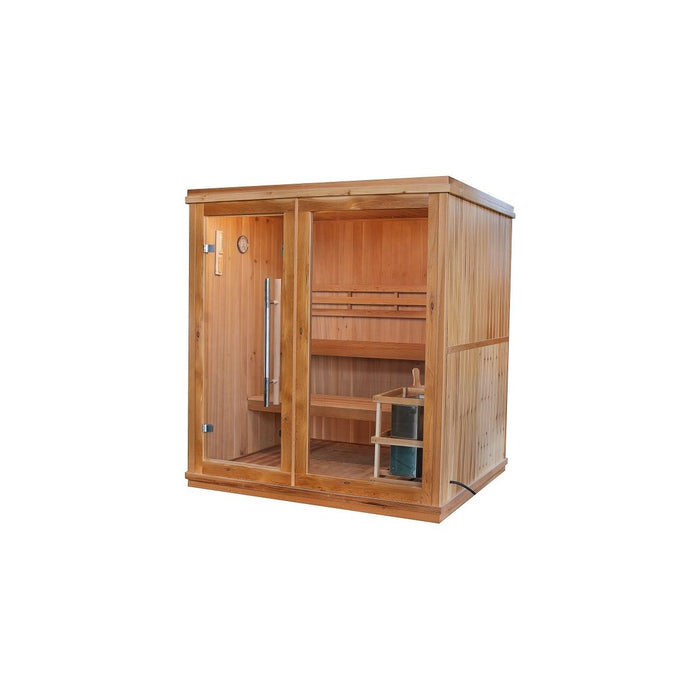 Sunray Charleston 4-Person Indoor Traditional Sauna - West Coast Saunas - 400TN