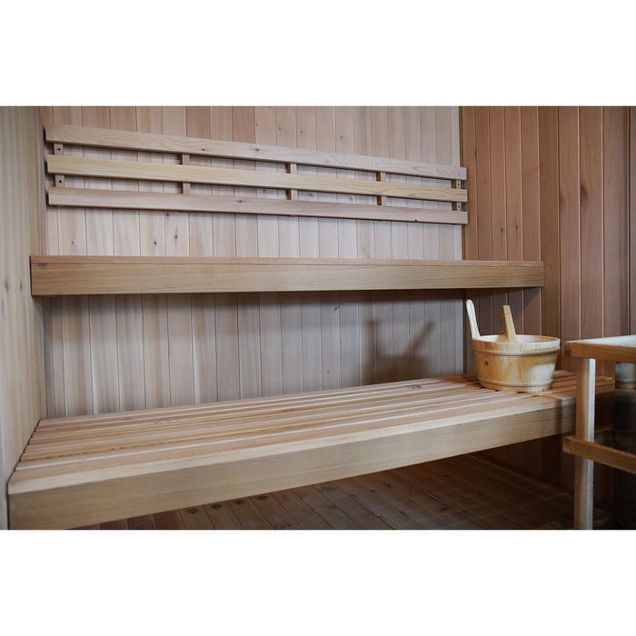 Sunray Charleston 4-Person Indoor Traditional Sauna - West Coast Saunas - 400TN