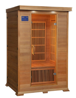 Sunray Evansport 2-Person Indoor Infrared Dry Sauna - West Coast Saunas - 200K2