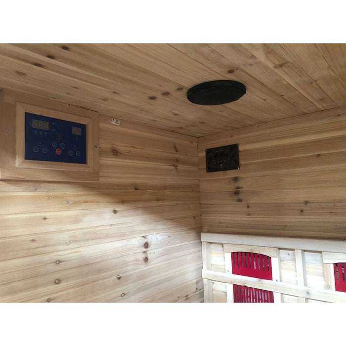 Sunray Grandby 3-Person Outdoor Steam Sauna - West Coast Saunas - 300D