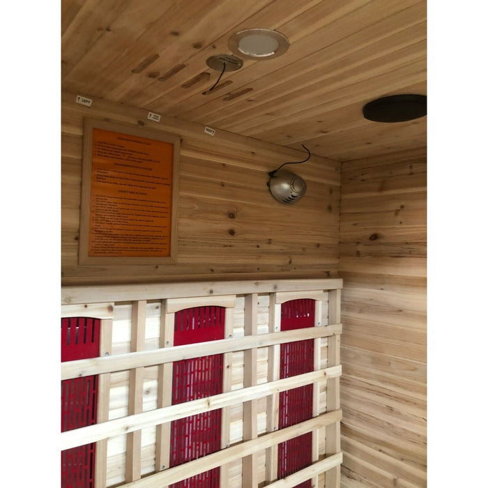 Sunray Grandby 3-Person Outdoor Steam Sauna - West Coast Saunas - 300D