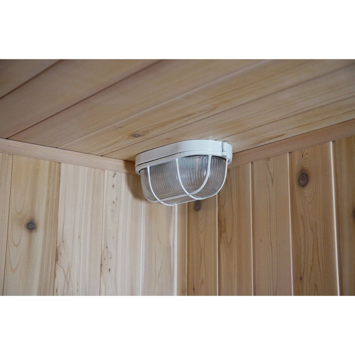 Sunray Hampton 3 Person Indoor Traditional Sauna with Double Bench - West Coast Saunas - 300TN