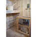 Sunray Hampton 3 Person Indoor Traditional Sauna with Double Bench - West Coast Saunas - 300TN