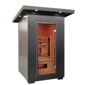 Sunray Logan 2 - Person Outdoor Infrared Sauna - West Coast Saunas - 200D6